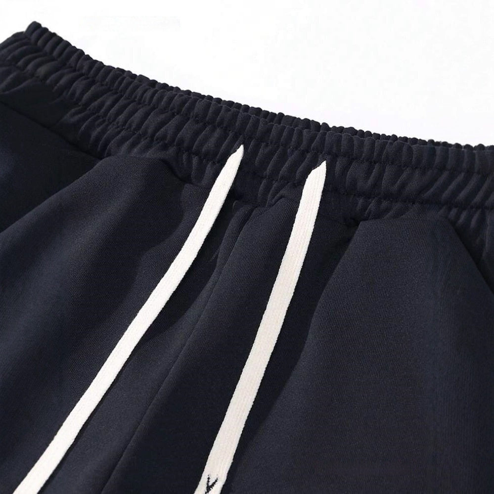 Men's Solid Color Hoodie Casual Set