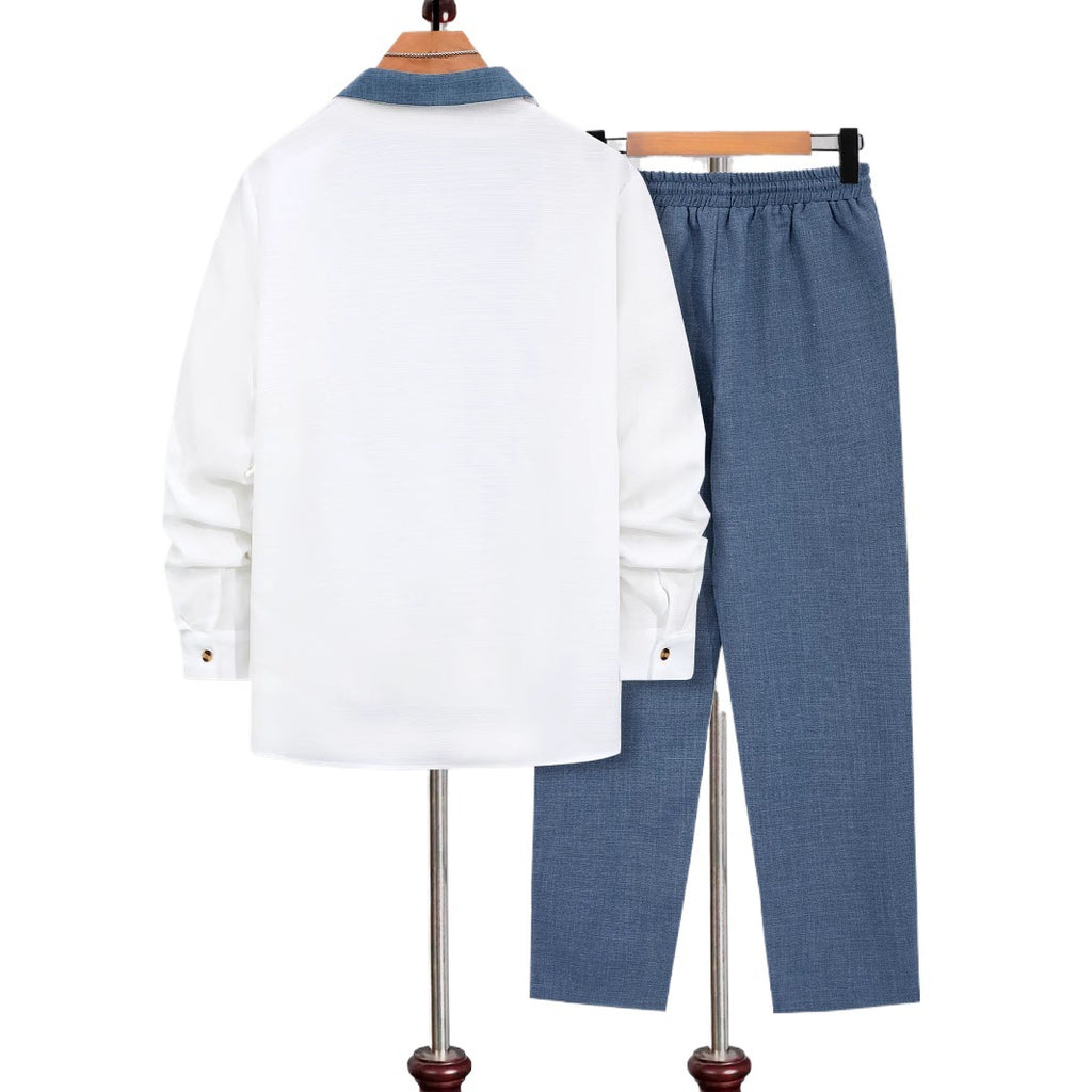 Creative Men's Casual Suit Coat Set