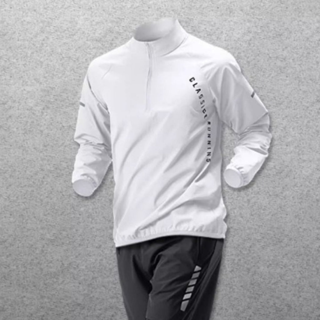 Fitness Set Men's Ice Silk Quick-dry Summer Sportswear Short Sleeve