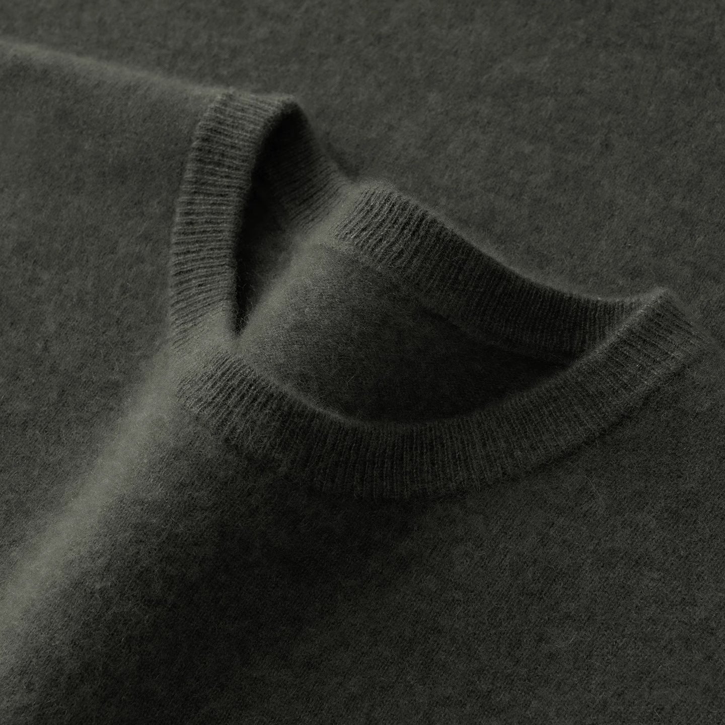 Cashmere Sweater Men's Low Round Neck Business Casual Cashmere Sweater