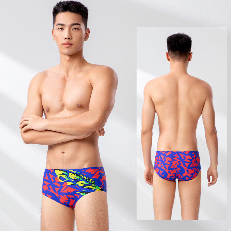 Professional Racing Swim Briefs With Wide Small Square Cut