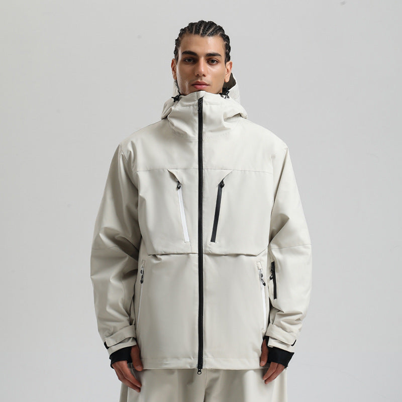 Waterproof Padded Breathable Loose Ski Coat