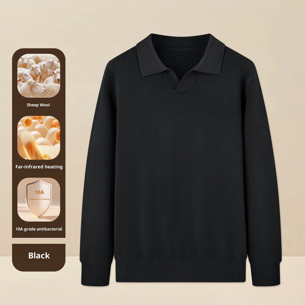 Men's Autumn And Winter Casual Loose Warm Sweater For Layering