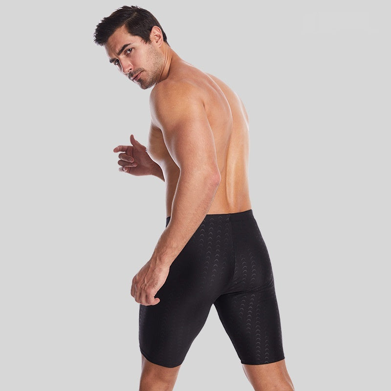 Waterproof Quick-drying Men's Fashion Long Swimming Trunks