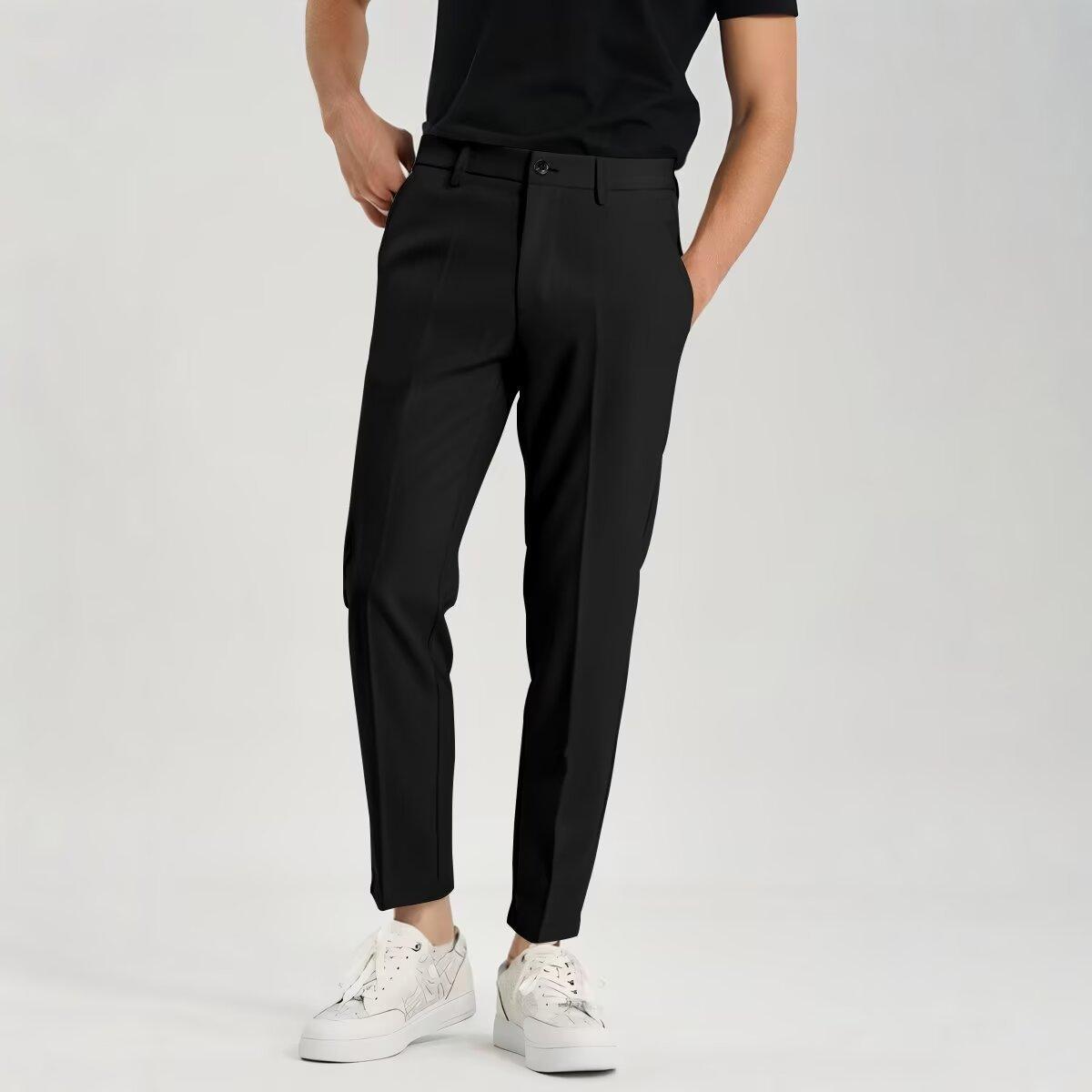 Men's Ankle Tied Pants Versatile Hong Kong Trend Men's Pants