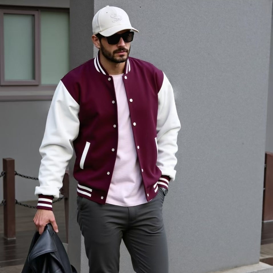 Men's Autumn Trendy Versatile Personalized Baseball Jacket