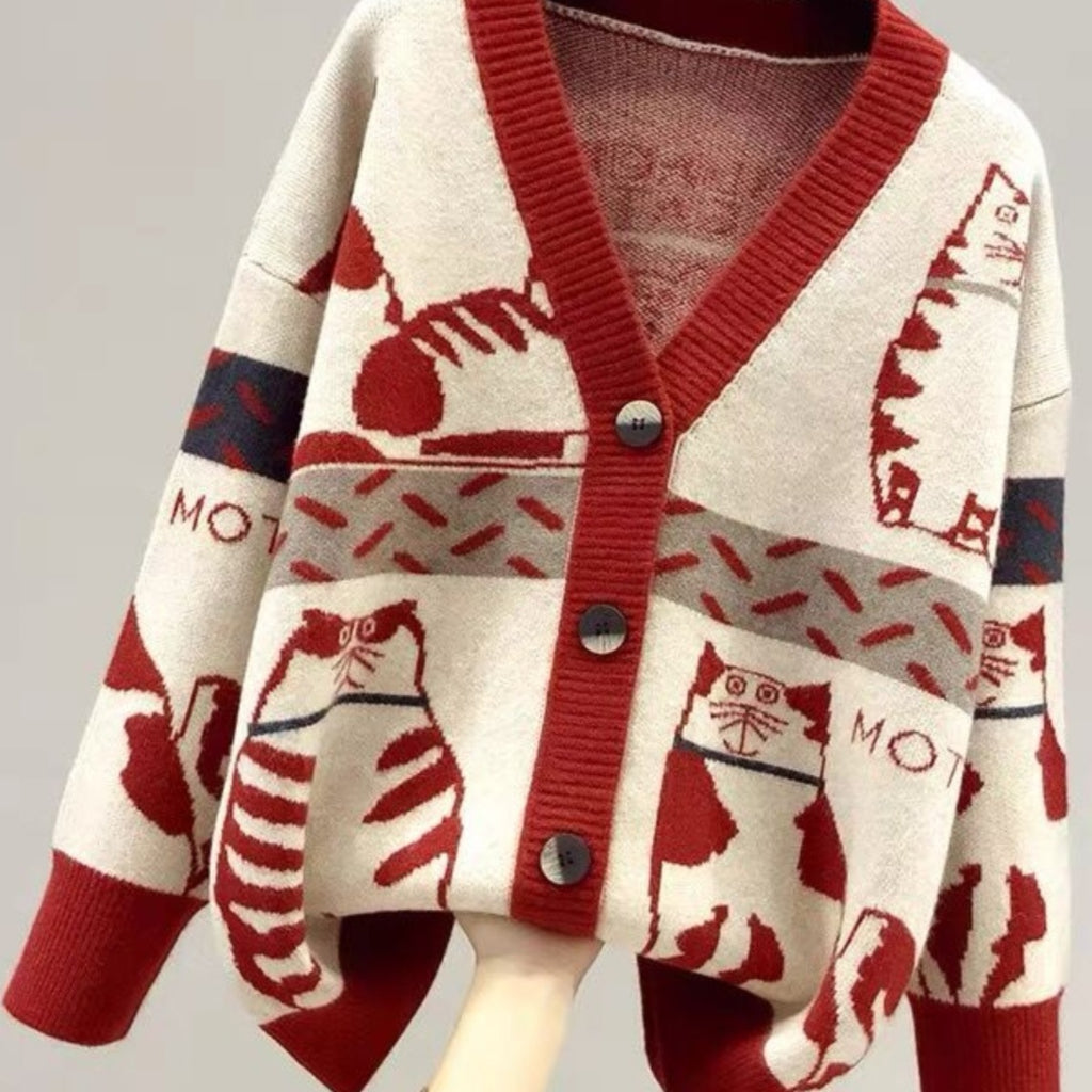 Women's SpringAutumn Sweater Cardigan Outerwear Extra-Thickness