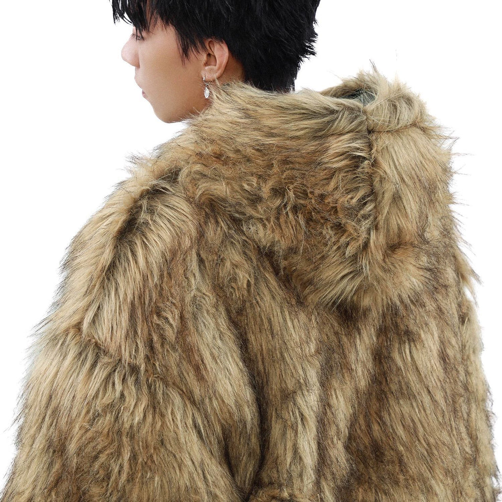 Mountain Carving High-grade Jacket Cotton-padded Coat Fleece-lined Thickened