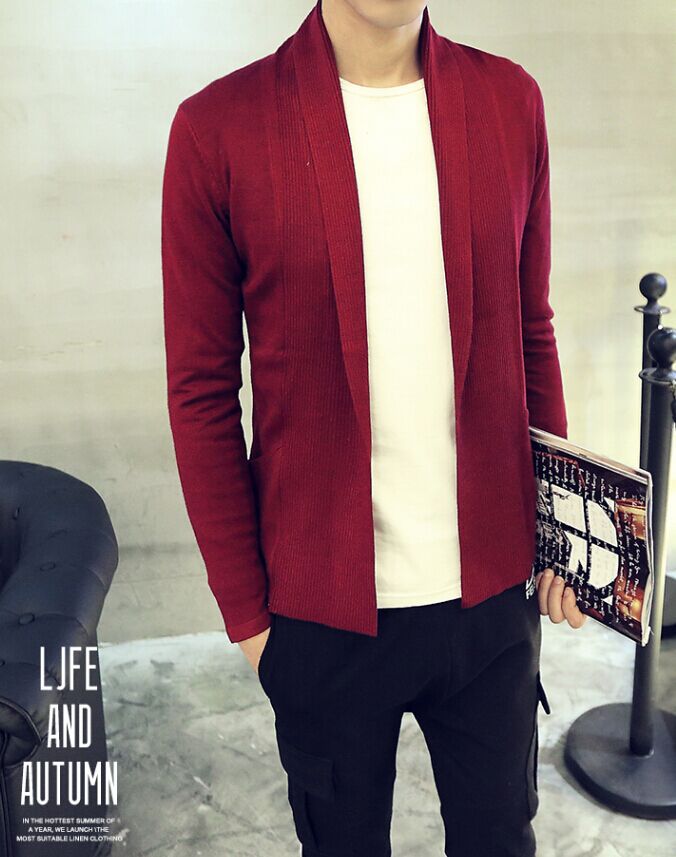 Korean Style Cardigan Youth Slim Fit Sweater