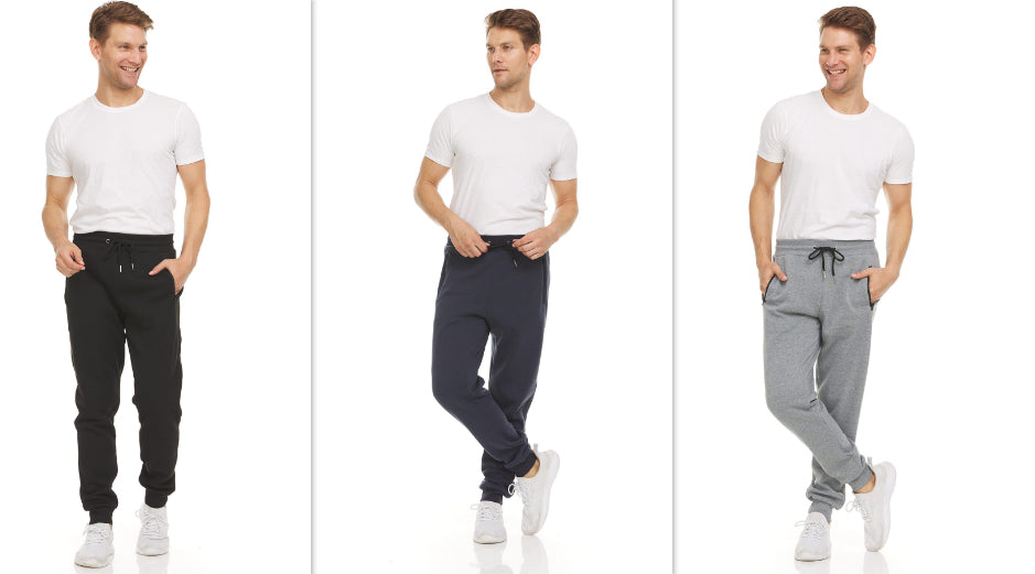 Men's Sports Casual Zipper Ankle-tied Feet Running Trousers