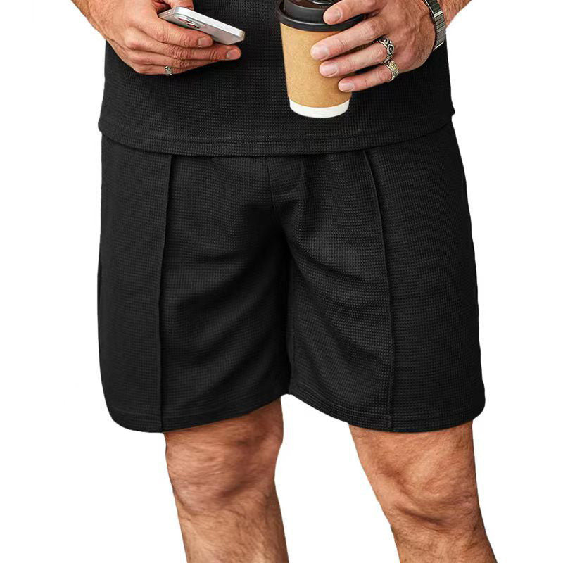 Men's Summer Plus Size Straight Leg Casual Shorts