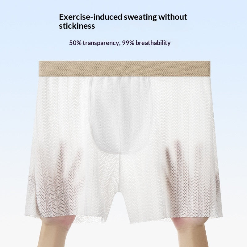 Nylon And Ice Silk Men's Boxer Briefs