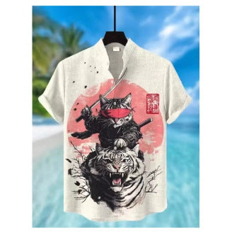 Fun Short-sleeved Tops In Europe And America