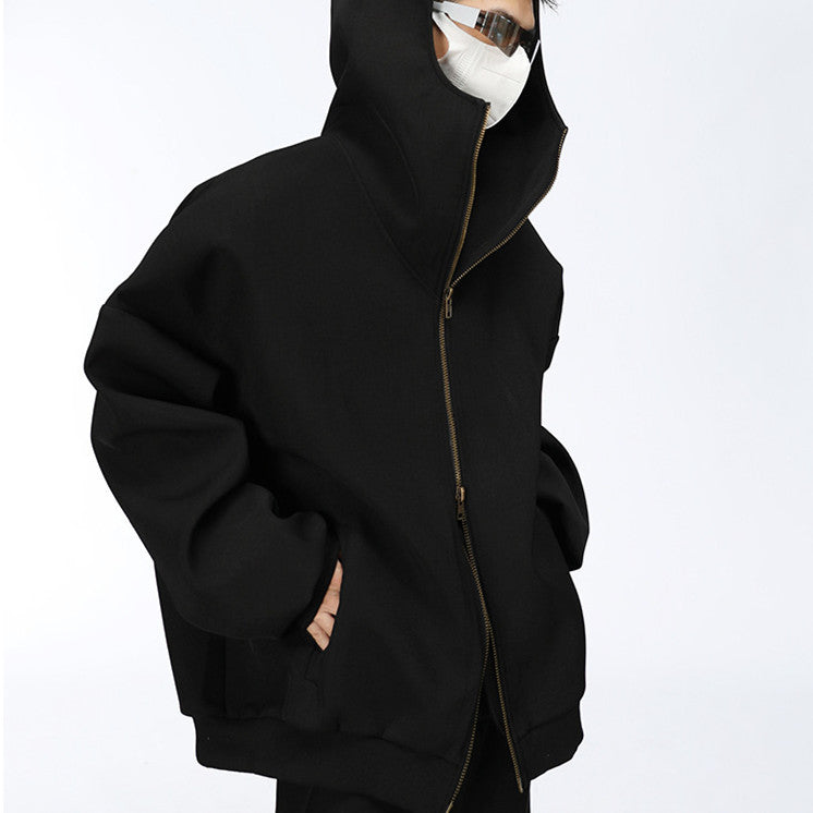 Maillard Niche Wide Hooded Jacket Jacket