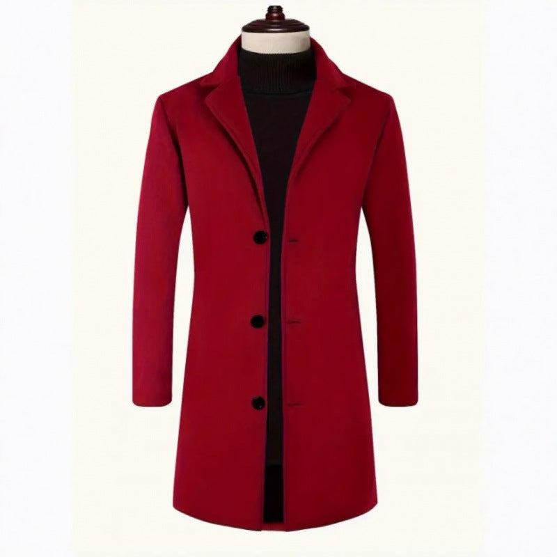 Men's Loose And Comfortable Trench Coat