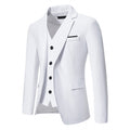 Men's Color Matching Small Suit European And American Fashion Fake Two Pieces Slim Fit Casual Suit Jacket