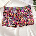 Men's Printed Skull Breathable Boxer Shorts