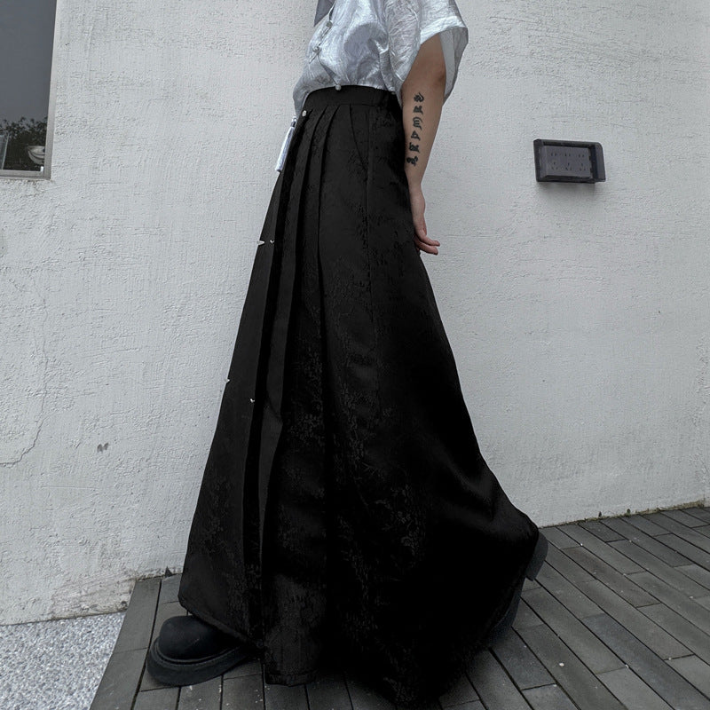 Hanfu Jacquard Horse-face Skirt Long Skirt