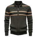 Men's Fashion Sweater Zipper Knitted Jacket