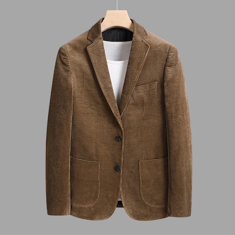 Thickened Corduroy Suit Men's Casual Warm Jacket
