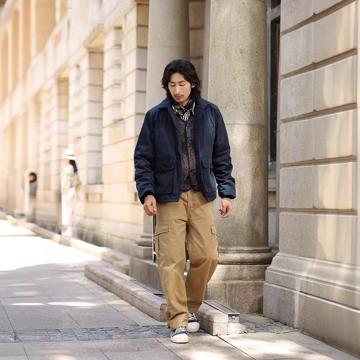 Men's Wool Extra Thick Cotton-padded Jacket