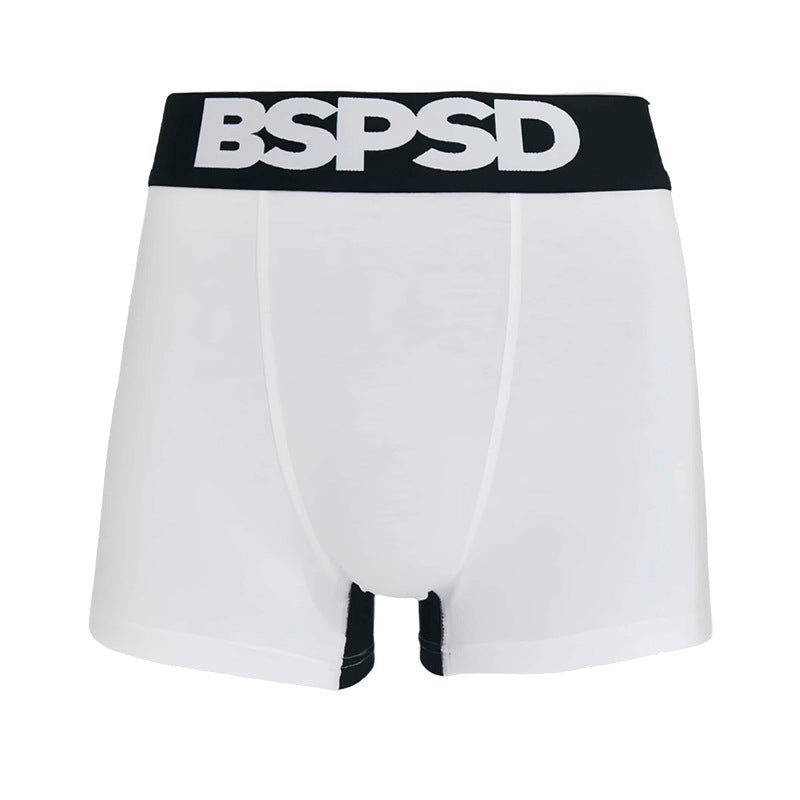 Sports Men's Color-blocked Boxer Briefs