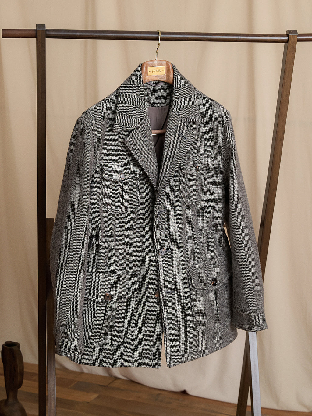 Wool Suit Collar Commuter Business Handsome Jacket Men