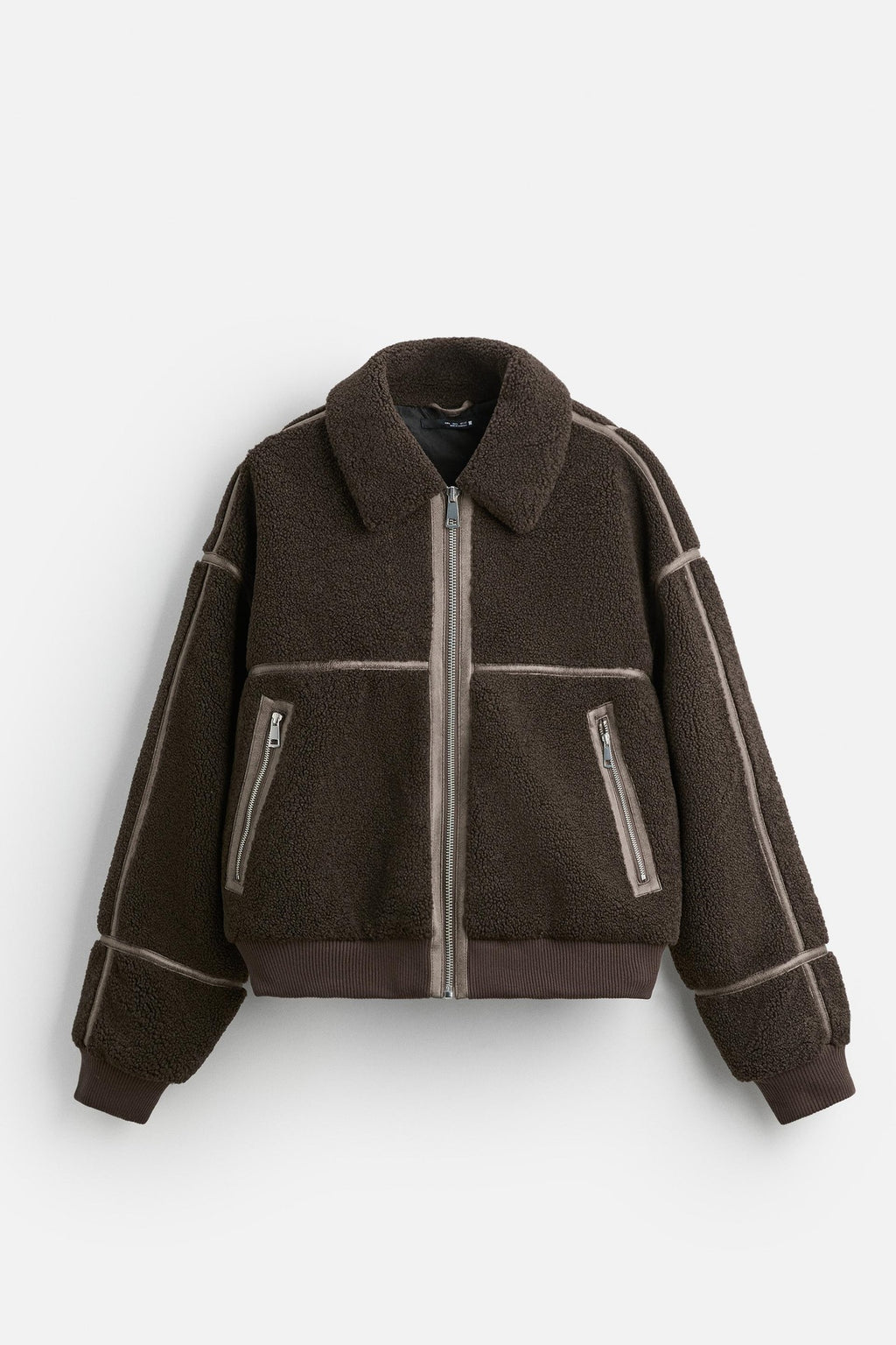 Men's Simple Lapel Fleece Jacket