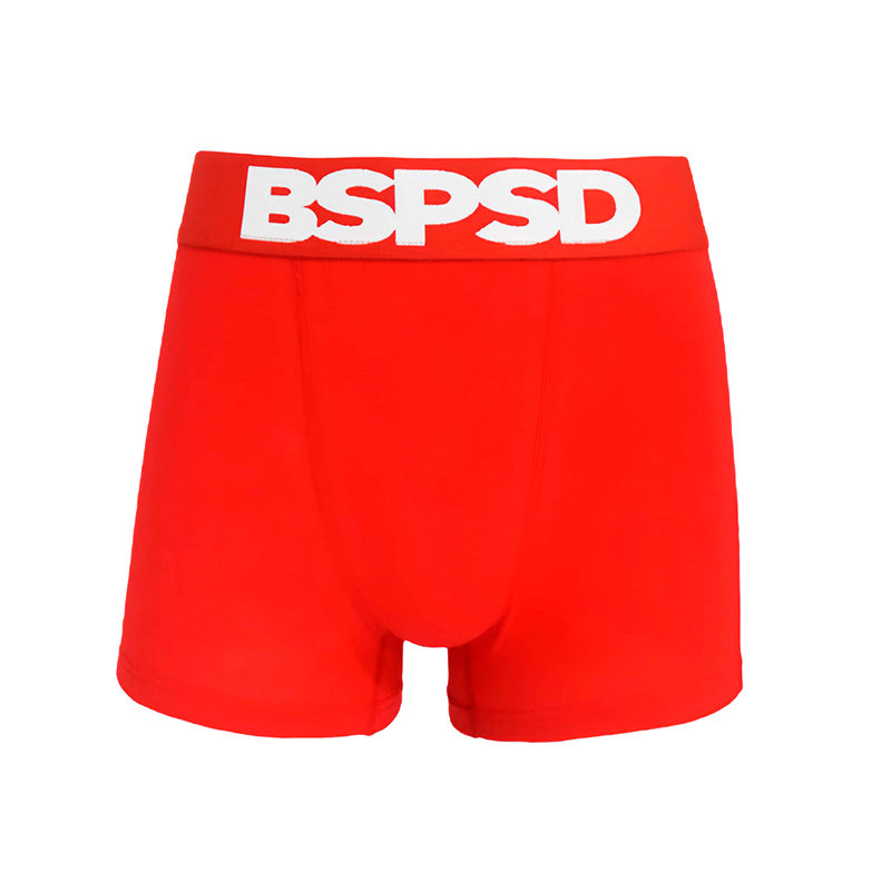 Sports Men's Color-blocked Boxer Briefs