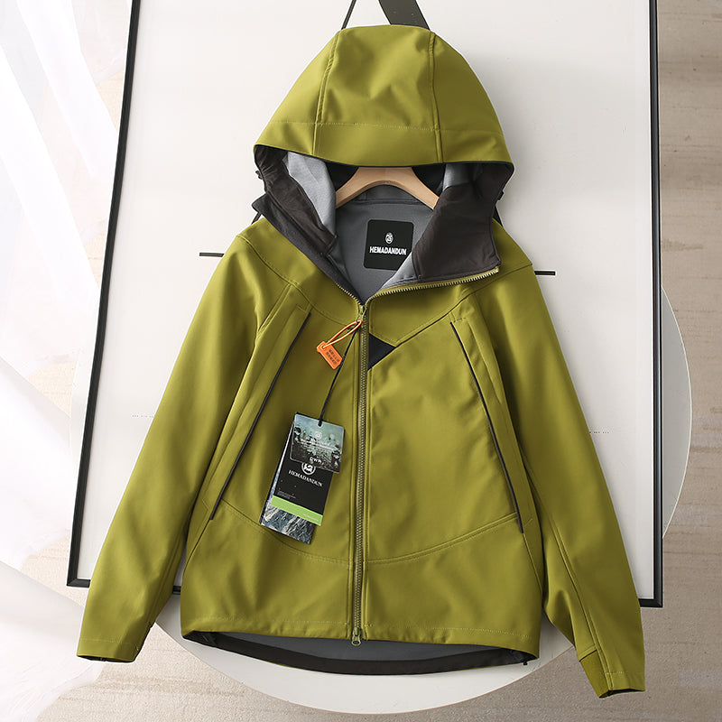 New Outdoor Feng Shui Loose Fashion Versatile Shell Jacket