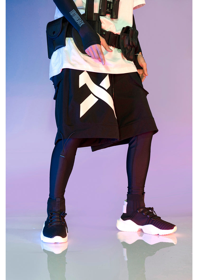 Functional Wind Casual All-match Loose Five-point Pants