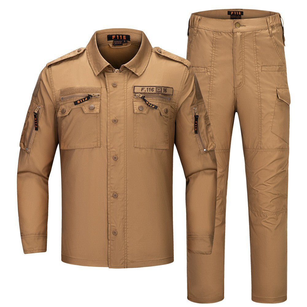 Men's Quick-Drying Breathable And Wear-Resistant Outdoor Colorful Long-Sleeve Suit