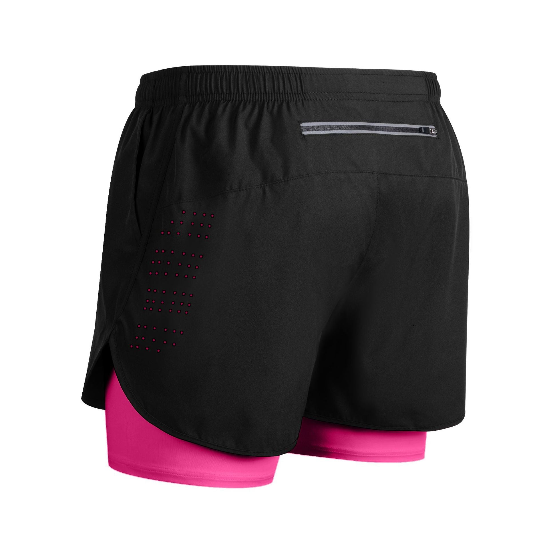 Quick-dry Lining Anti-exposure Double-layer Fitness Shorts For Men