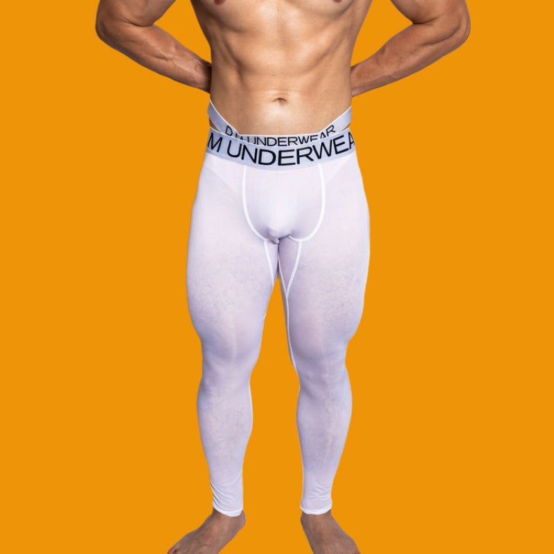 Men's Breathable Skinny Silky Leggings