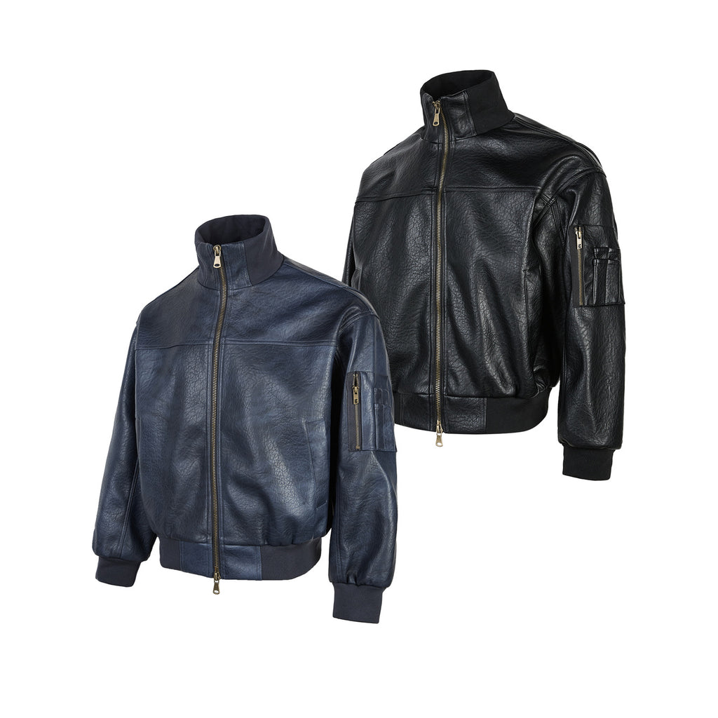 High Street Design Men's Street Retro Motorcycle Jacket