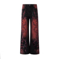 European And American Retro American Style Loose Printed Straight Trend Pants