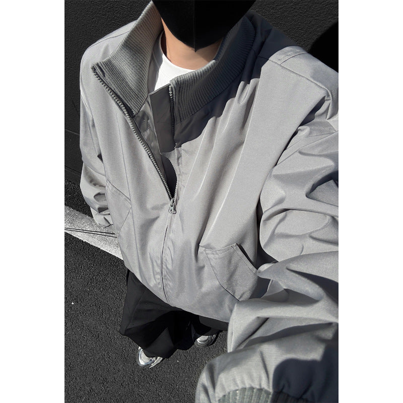 Men's Fashion Trend Cleanfit Silhouette Short Jacket