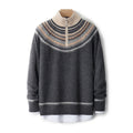 Autumn And Winter Thickening Sweater Stand Collar Outer Wear Casual Bottoming Shirt