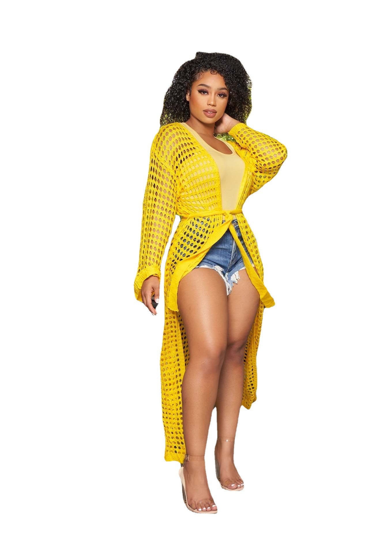 European And American Women's Clothing Dress Fashion Sun Protective Blouse