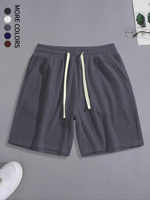 Men's solid color shorts Pajamas Loungewear