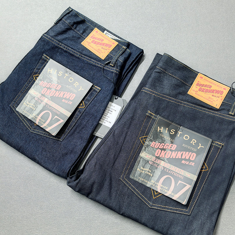 Men's Primary Red Ear Straight Jeans