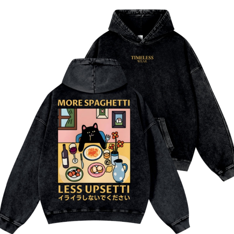 Heavyweight Washed And Distressed Loose Batik Sweatshirt