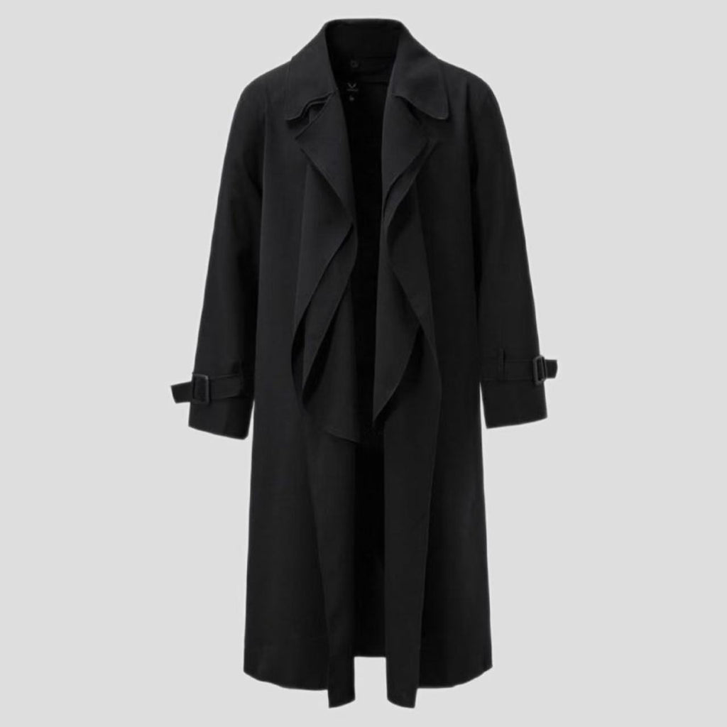 Men's Loose Cloak Coat Mid-length Trench