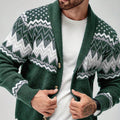 European And American Solid Color Long-sleeved Knitted Cardigan Coat Sweater
