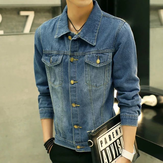 Men's Retro Casual Washed Denim Jacket