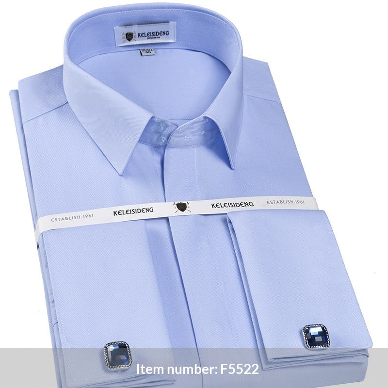 Autumn Collection Wrinkle-resistant French-style Cufflinks For Men's Shirts