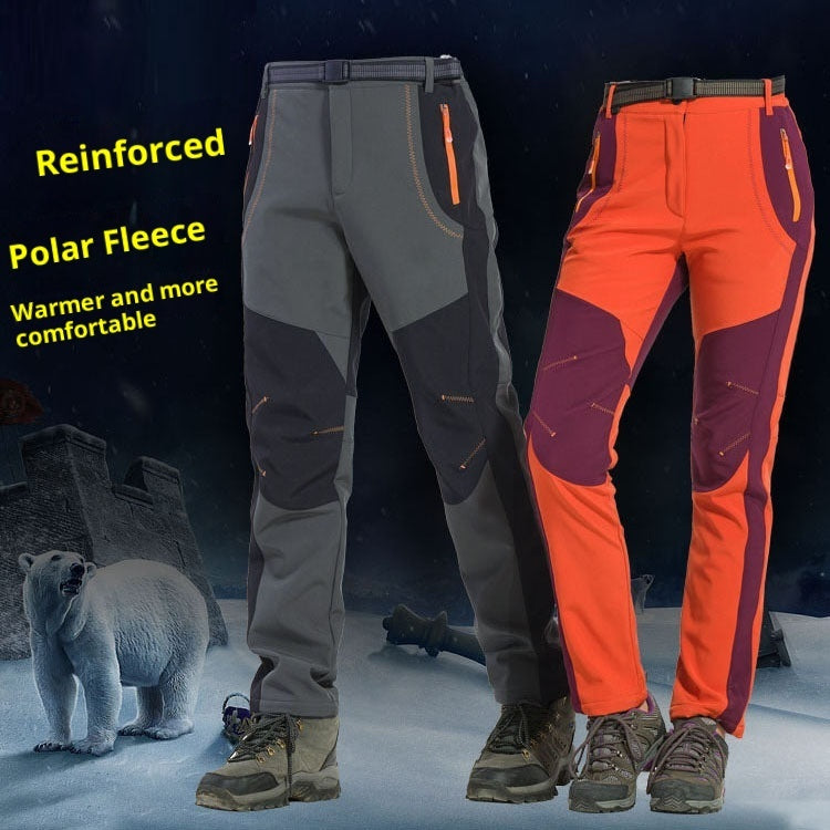 Autumn And Winter Outdoor Sports Soft Shell Pants Men