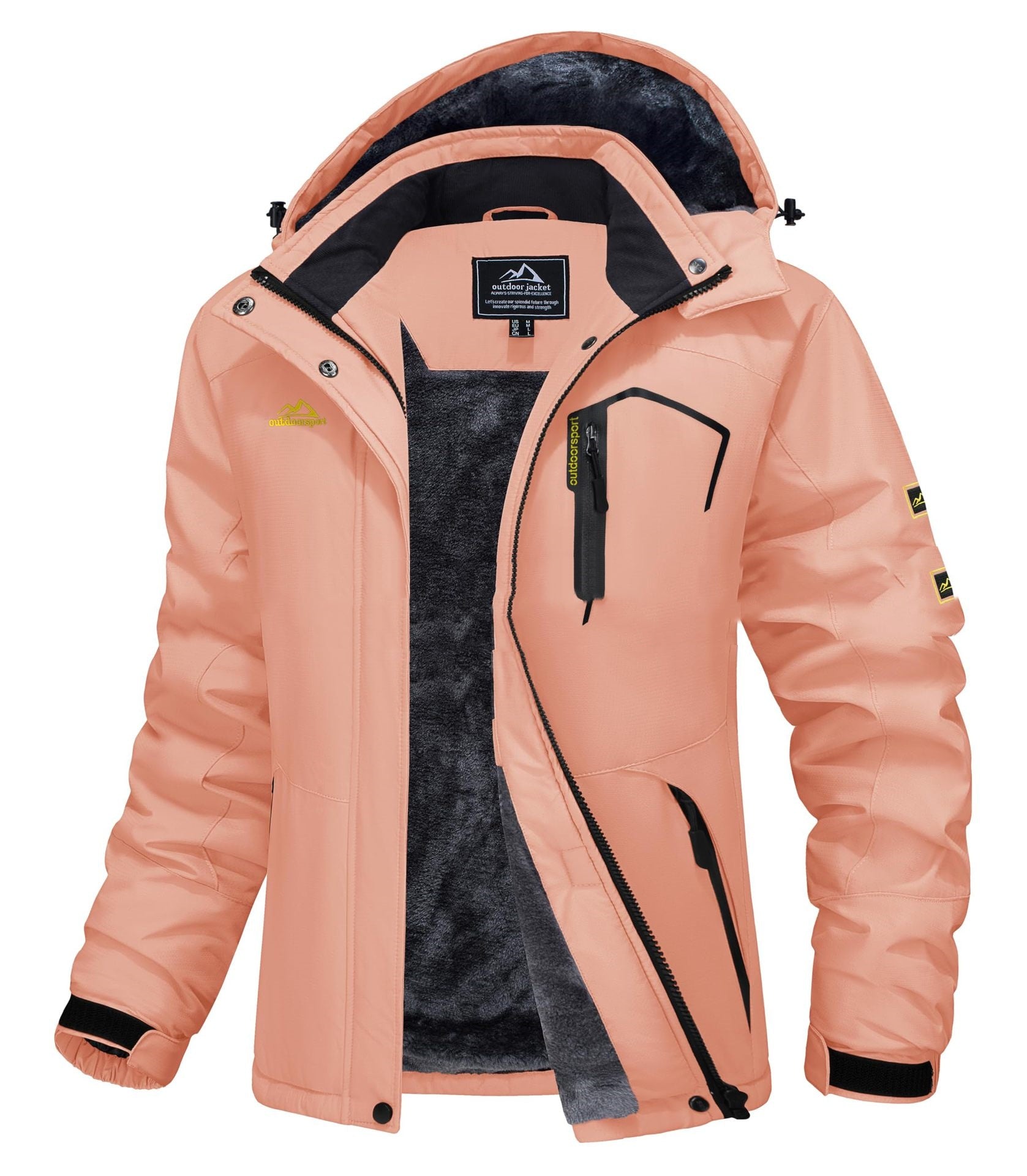 Women's Winter Casual Ski Jacket For Warmth And Windproof