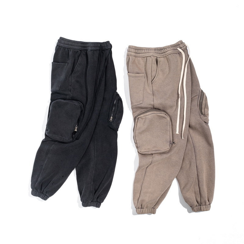 Men's Casual Loose-Fitting Trousers With Fleece