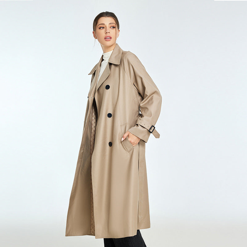 Trench Autumn And Winter Women's Mid-length High-grade Sense Petite Coats